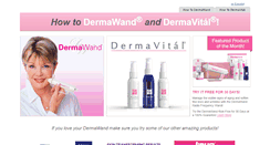 Desktop Screenshot of howtodermawand.com